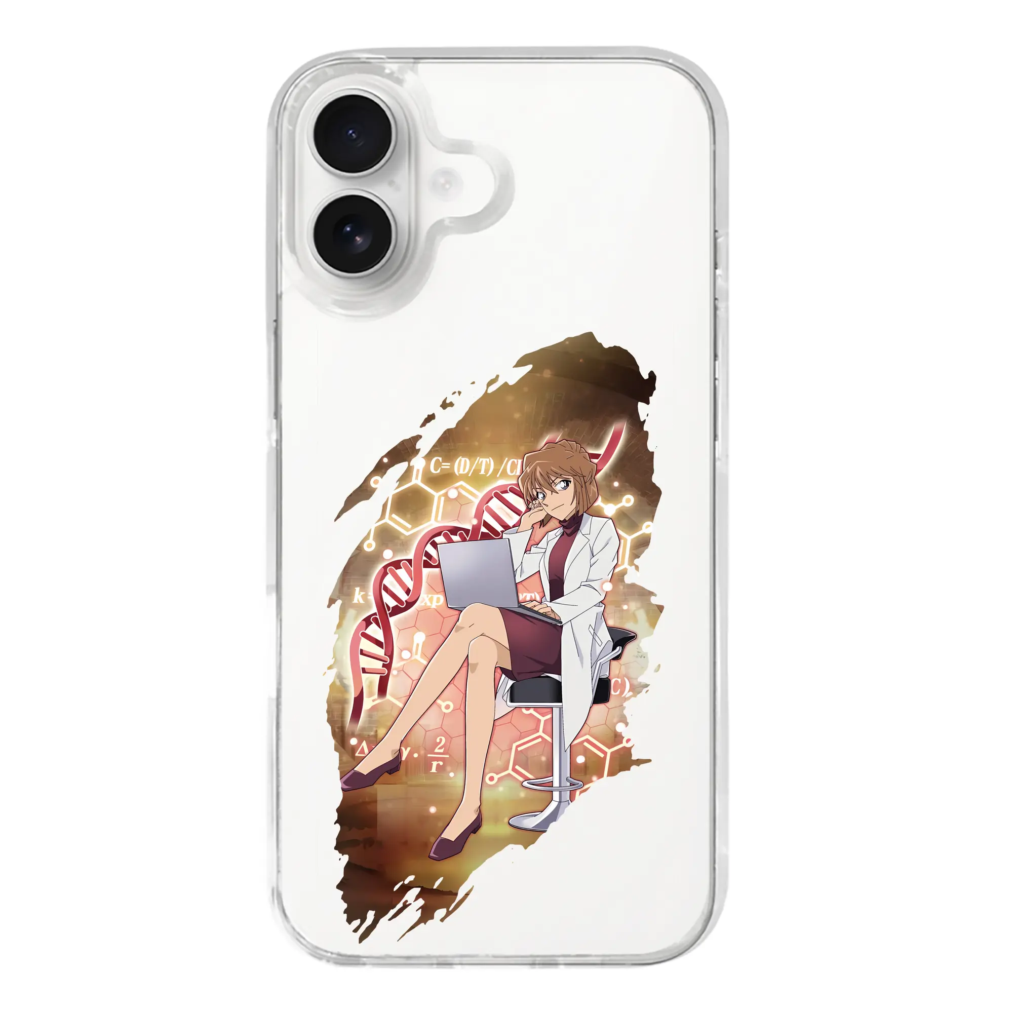 名探偵コナン グッズ 灰原 哀 - iPhone 17シリーズ 透明スマホケース – 薄型・耐衝撃・精密フィット保護カバー